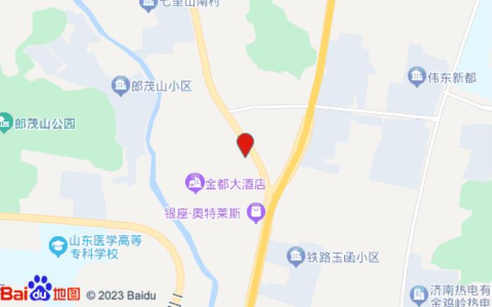 桔子酒店(济南英雄山路店)位置图