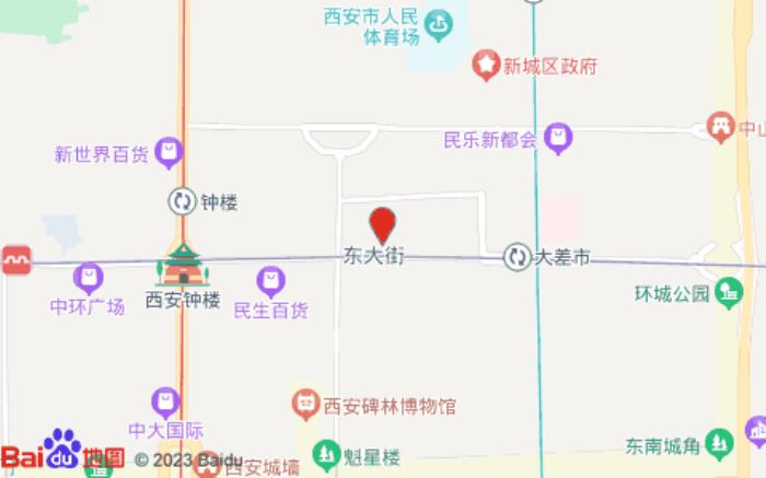 如家精选酒店(西安钟楼省政府店)位置图