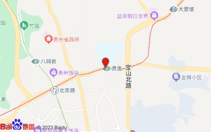 全季酒店(贵阳医科大学附属医院店)位置图