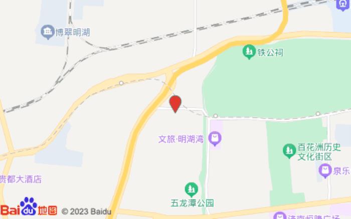 白玉兰酒店(济南大明湖店)位置图