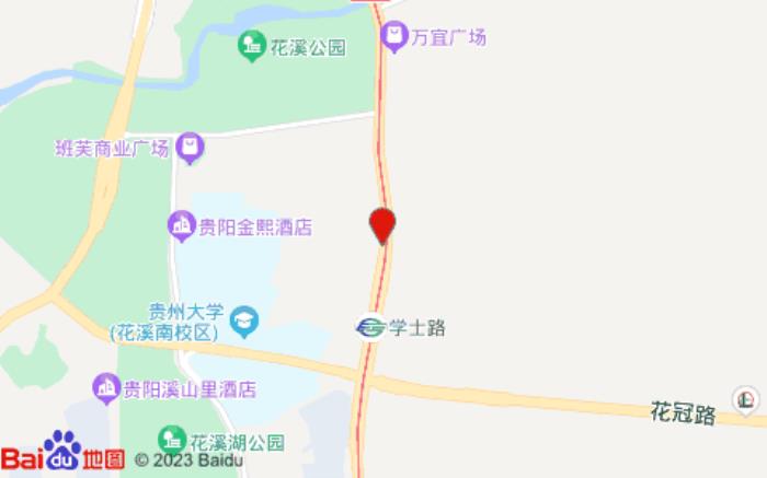 派酒店(贵阳花溪区清溪路店)位置图