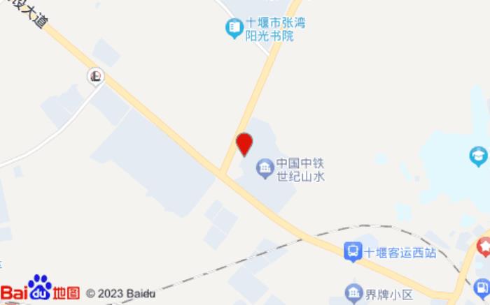 维也纳酒店(十堰世纪山水店)位置图