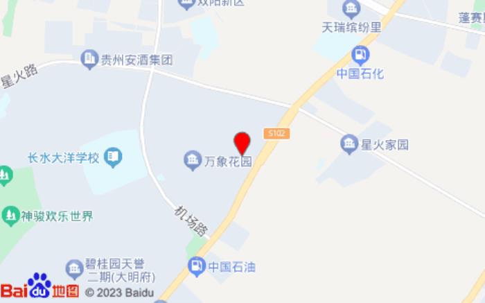 贝壳酒店(安顺高铁西站店)位置图