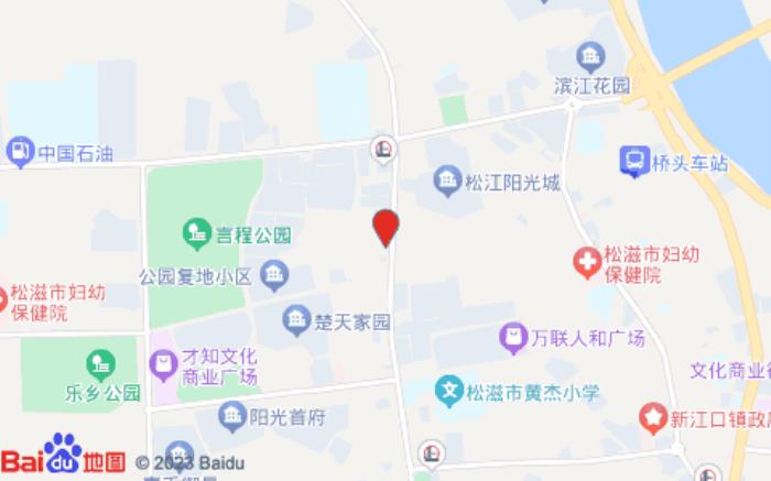 松滋市易游电竞酒店(白云路店)位置图