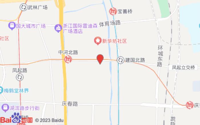 智尚酒店(杭州西湖凤起路店)位置图