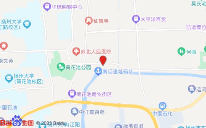 星程酒店(扬州文昌阁古运河店)位置图