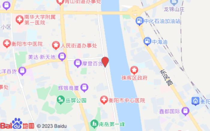 尚客优酒店(解放路步行街店)位置图