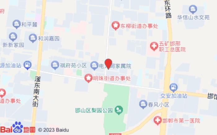 iu酒店(邯郸东站美乐城店)位置图