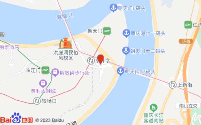 喆啡酒店(重庆洪崖洞解放碑步行街店)位置图