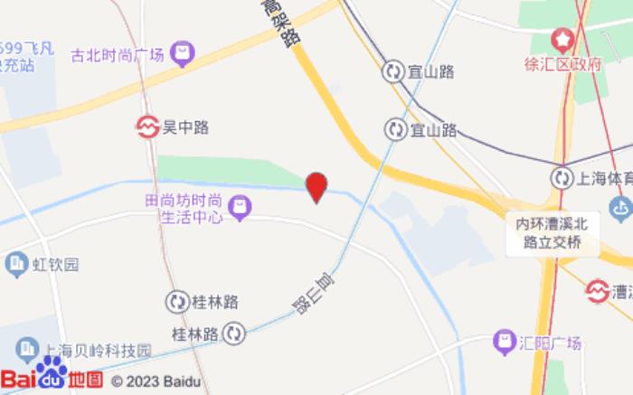 汉庭酒店(上海宜山路中心店)位置图