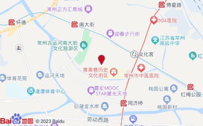 汉庭酒店(青果巷店)位置图