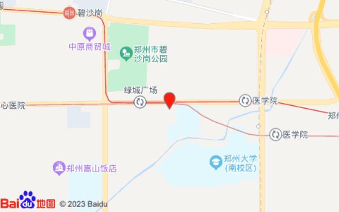 汉庭酒店(郑州中原路市政府店)位置图