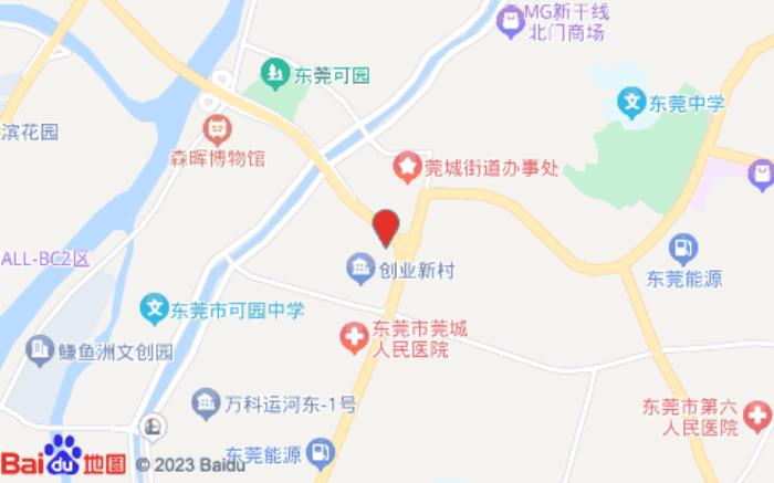 如家酒店(可园南路店)位置图