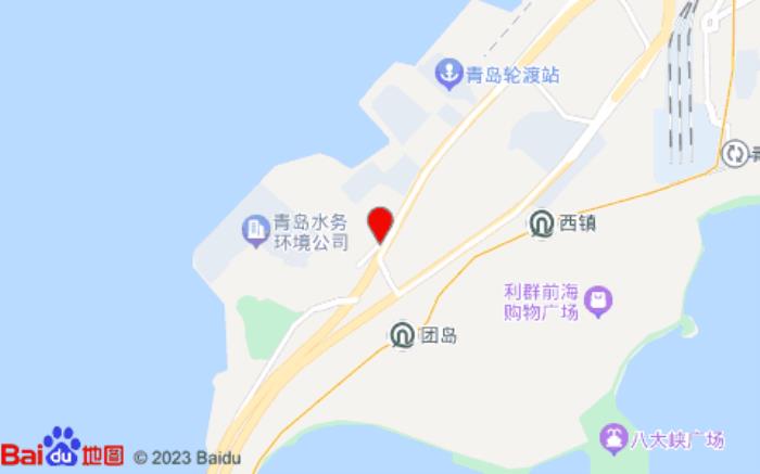 汉庭酒店(青岛栈桥金茂湾海滨店)位置图