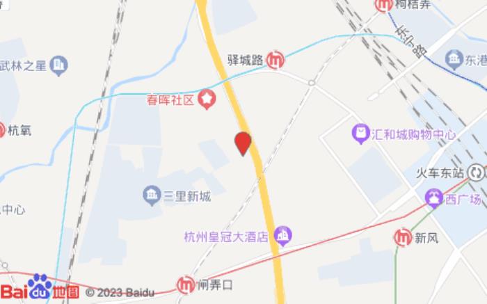 杭州火车东站西广场亚朵酒店位置图