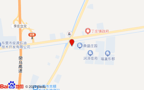 华驿精选酒店(东营广饶丁庄店)位置图