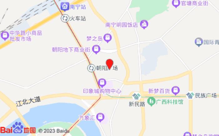 如家酒店(南宁朝阳广场地铁站店)位置图