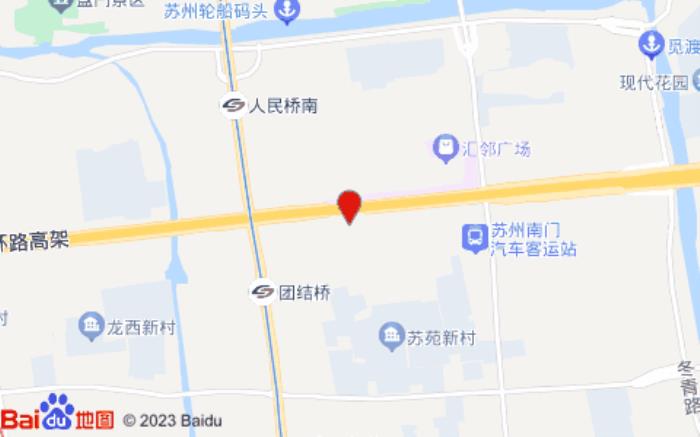 尚客优酒店(苏州南门汽车客运站店)位置图