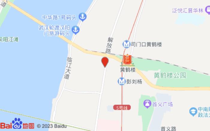 海友酒店(武汉黄鹤楼店)位置图