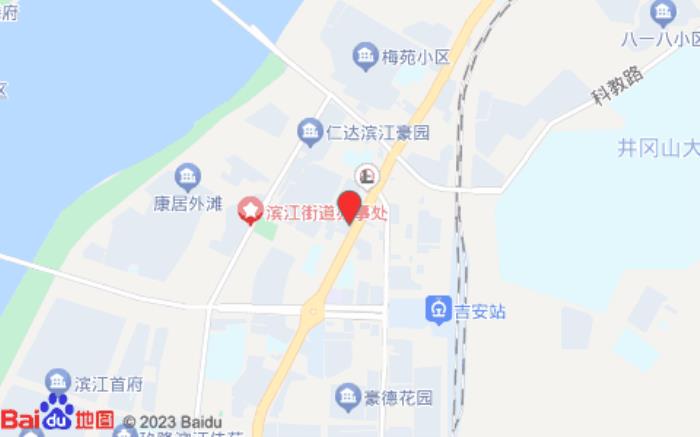 派酒店(青原大道店)位置图