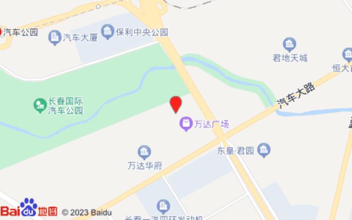 全季酒店(长春西湖大路车城万达店)位置图