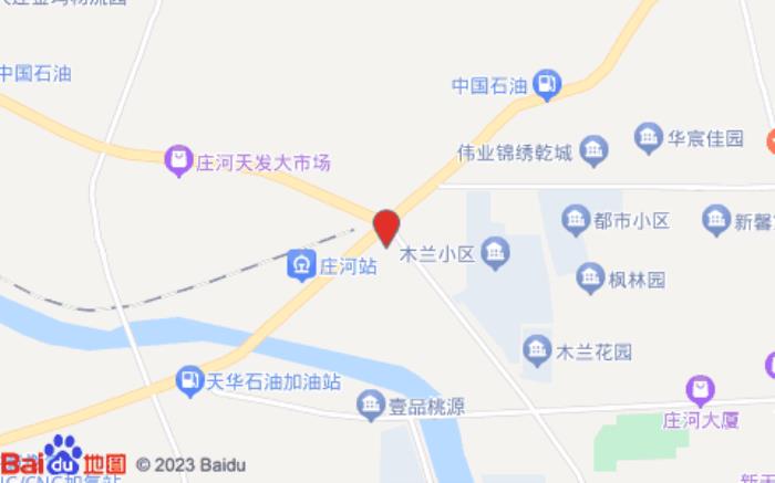 如家睿柏云酒店(庄河红光店)位置图