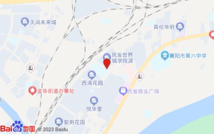 全季酒店(襄阳襄州区民发广场店)位置图