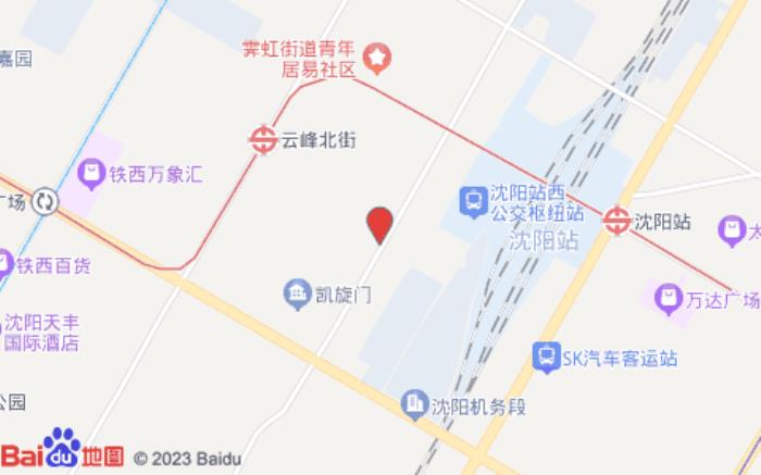 汉庭酒店(沈阳火车站西广场店)位置图