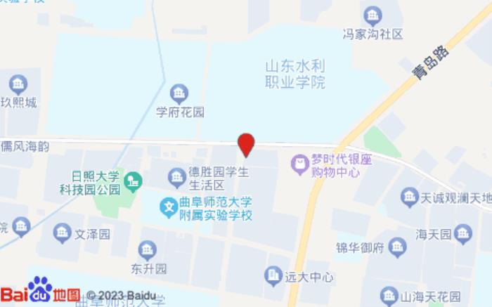 桔子日照大学城酒店位置图