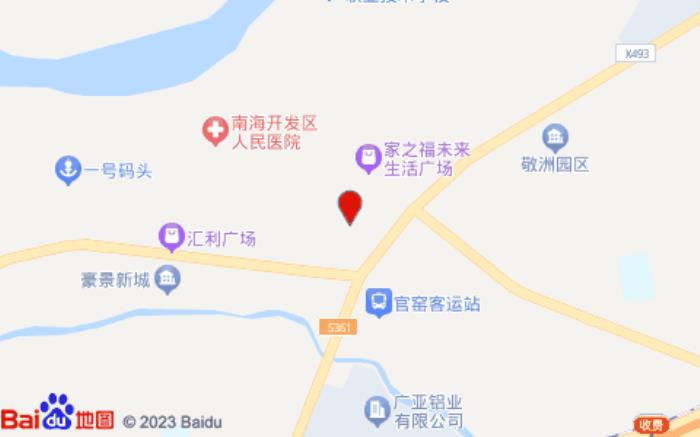 如家华驿精选酒店(佛山南海官窑大道店)位置图