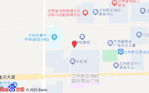 尚客优悦酒店(中川机场彩虹城店)位置图