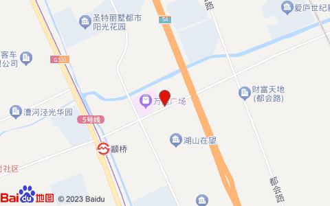 格林电竞酒店(上海颛桥地铁站万达广场店)位置图