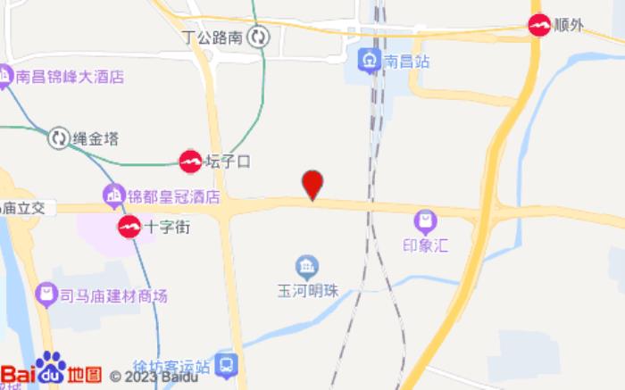 丽枫酒店(南昌火车站王府井店)位置图