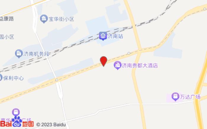 iu酒店(济南火车站店)位置图