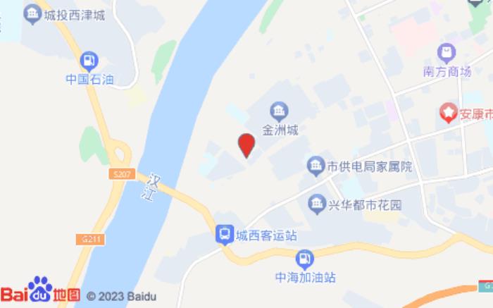 尚客优酒店(安康巴山西路三桥店)位置图