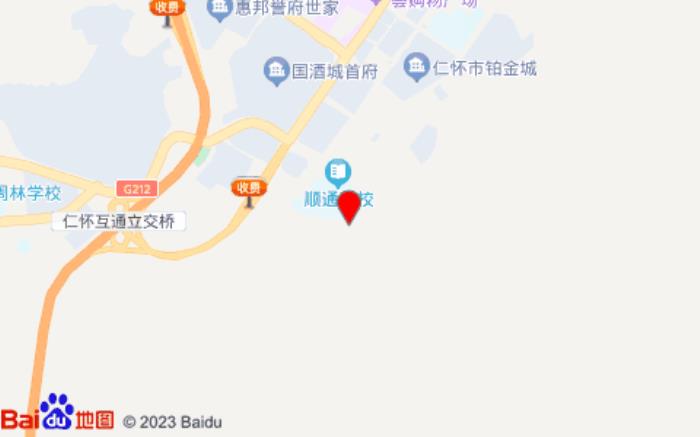 城市便捷酒店(贵州遵义仁怀店)位置图