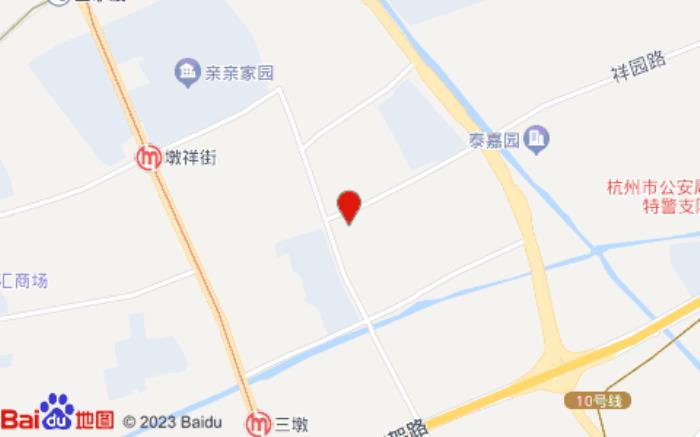 全季酒店(杭州北部软件园灯彩街酒店)位置图