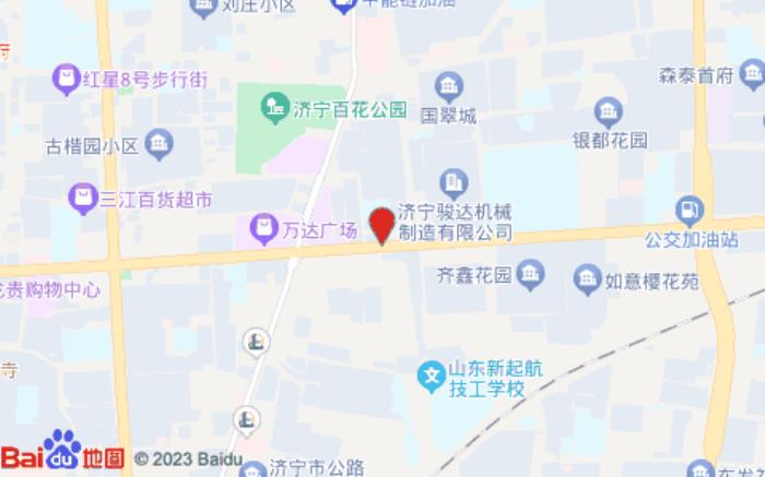 全季酒店(济宁太白东路万达店)位置图