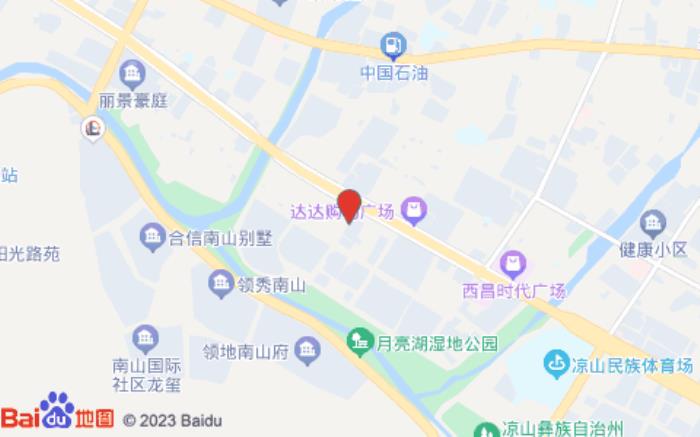 汉庭酒店(西昌邛海湿地公园新店)位置图