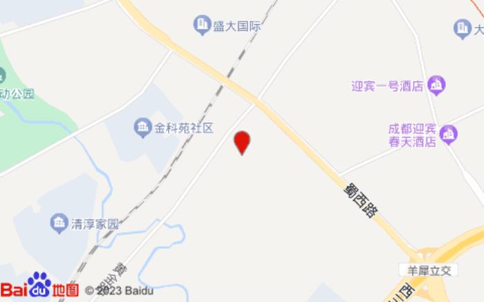 海友酒店(成都西站羊犀立交店)位置图