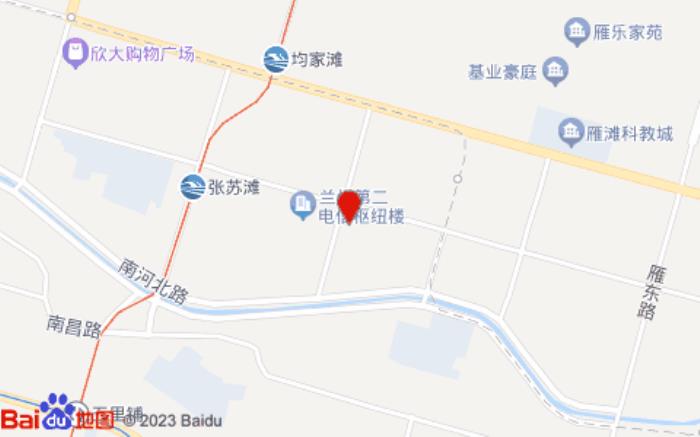 全季酒店(兰州雁滩高新区广电中心酒店)位置图