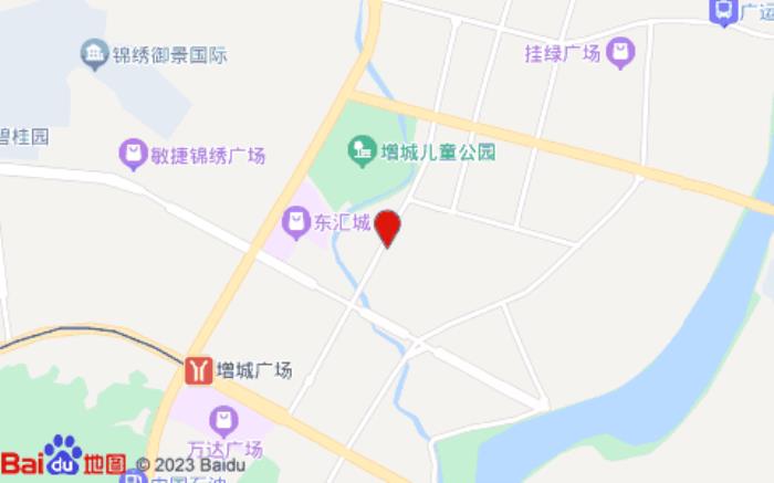 潮漫酒店广州增城东汇城店(荔乡路店)位置图