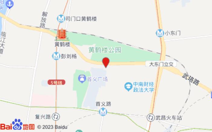 如家精选酒店(武汉黄鹤楼店)位置图