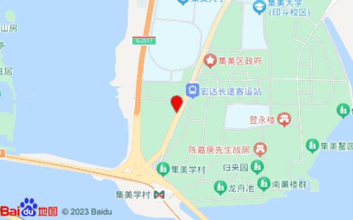 宜必思酒店(厦门集美十里长堤店)位置图