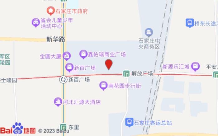 丽枫酒店(石家庄中山西路中央商务区店)位置图