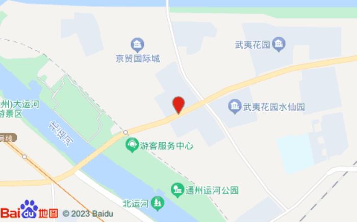 柏曼酒店(通胡大街店)位置图