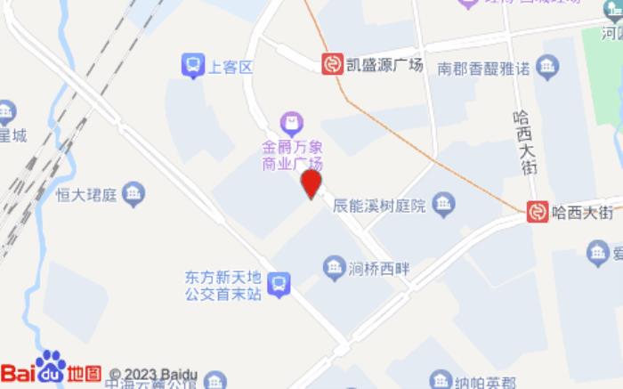 海友酒店(哈尔滨西站万达广场店)位置图