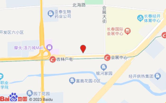 潮漫酒店·长春会展中心店(卫星路店)位置图