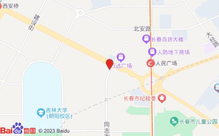 长春人民广场重庆路美仑酒店位置图