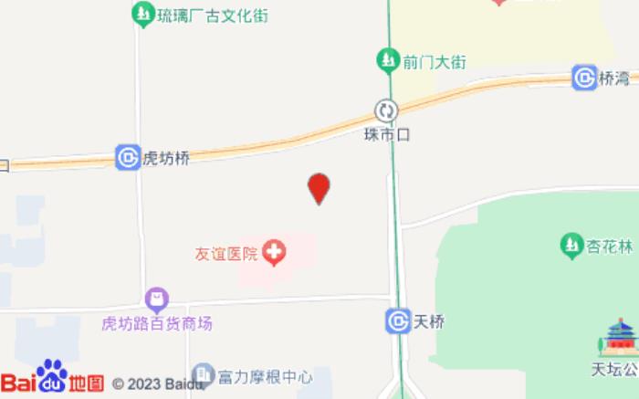 汉庭酒店(前门天坛西门店)位置图